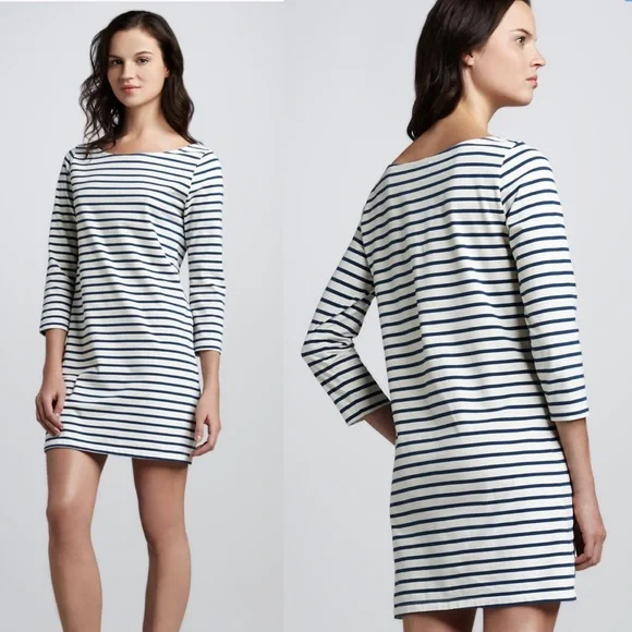 Joie Wineberry 3/4 Sleeve Striped Dress - Picture 1 of 7